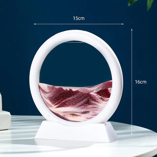 Kalmerende Zandkunst voor op je Bureau