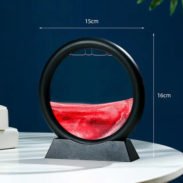 Kalmerende Zandkunst voor op je Bureau