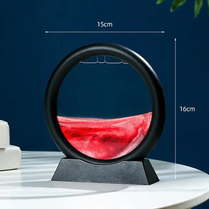 Kalmerende Zandkunst voor op je Bureau