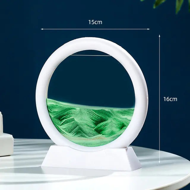 Kalmerende Zandkunst voor op je Bureau