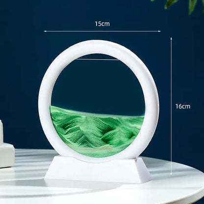 Kalmerende Zandkunst voor op je Bureau