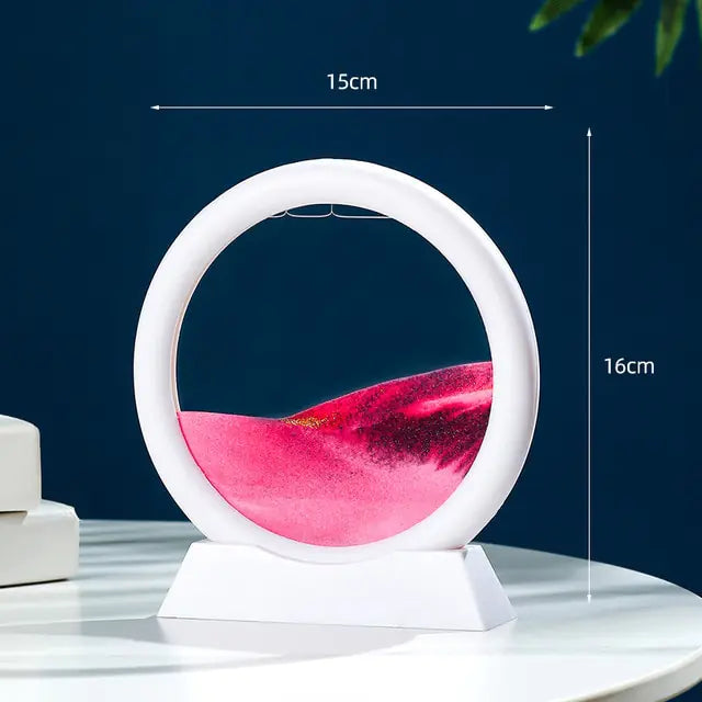 Kalmerende Zandkunst voor op je Bureau