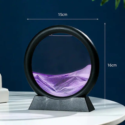 Kalmerende Zandkunst voor op je Bureau