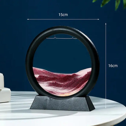 Kalmerende Zandkunst voor op je Bureau