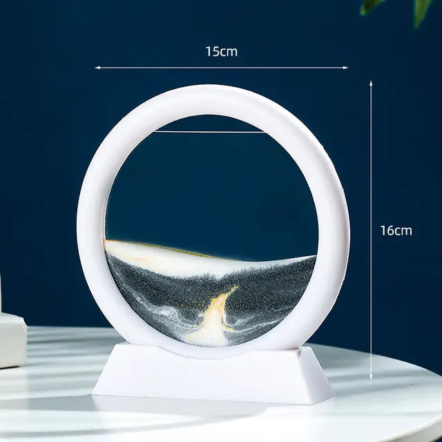 Kalmerende Zandkunst voor op je Bureau