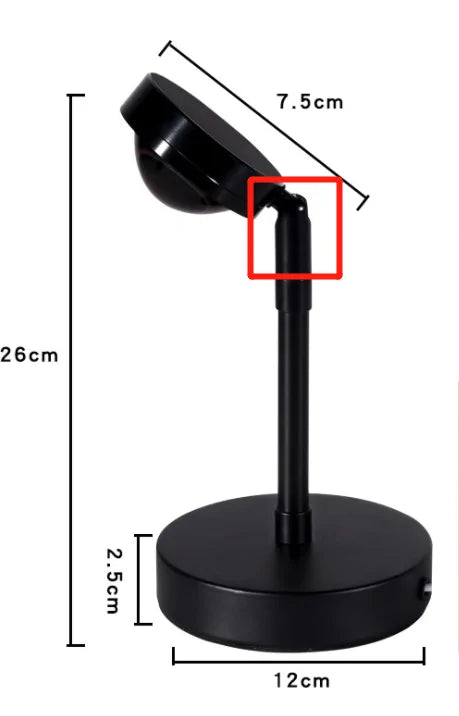 Sfeerlamp voor een Warme Zonsondergang in Huis