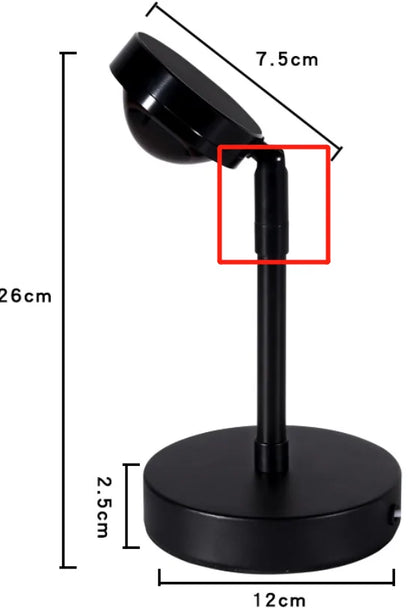 Sfeerlamp voor een Warme Zonsondergang in Huis