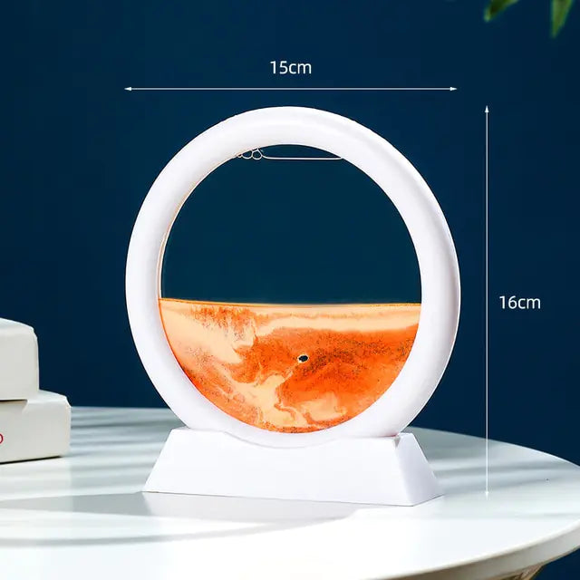 Kalmerende Zandkunst voor op je Bureau